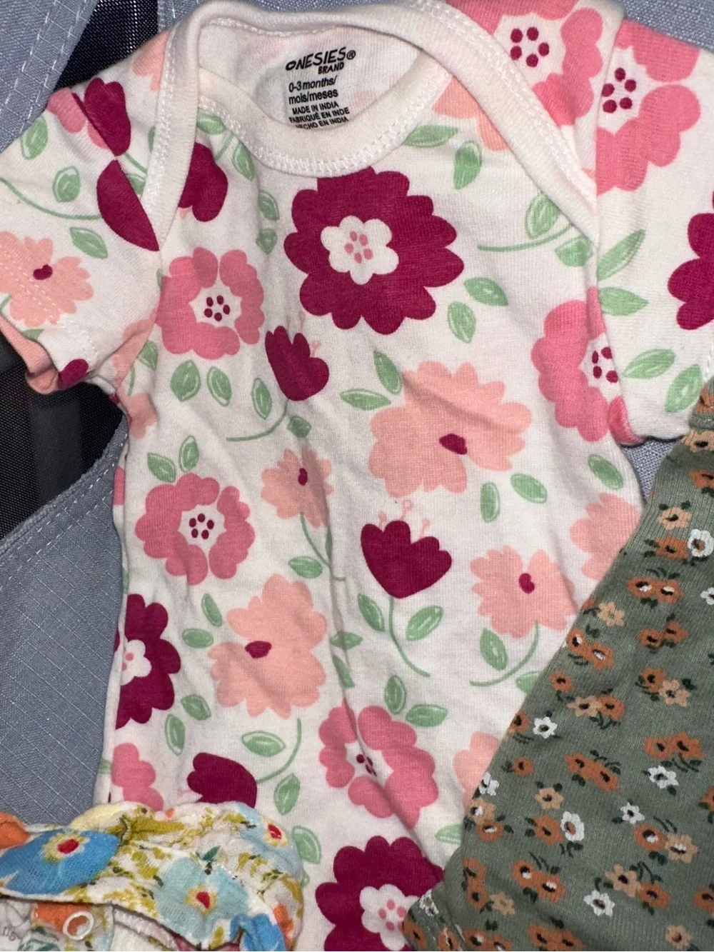 3 Floral Baby Girl - Mixed Floral Prints